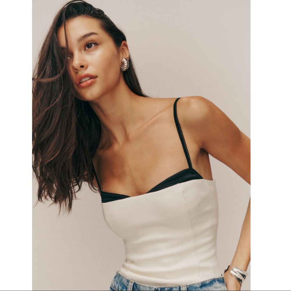 Reformation Melanie Top - Ivory